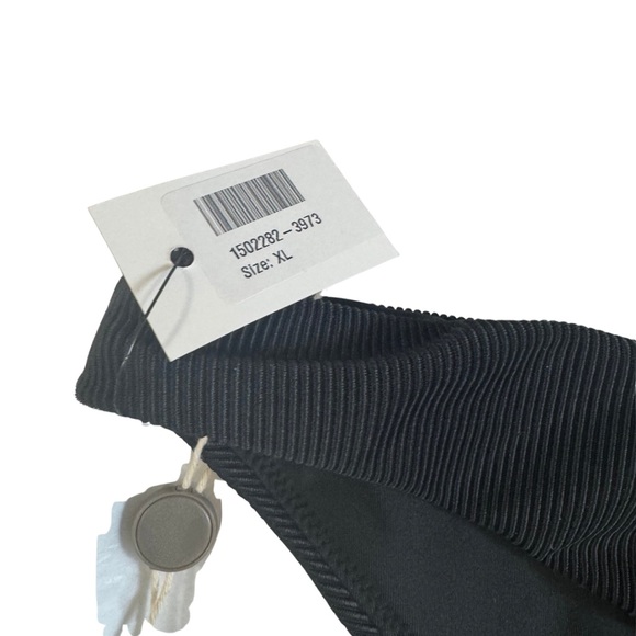 NWT Good American “Always Fits” Classic Bikini Bottom in Ribbed Black sz XL - Picture 5 of 7